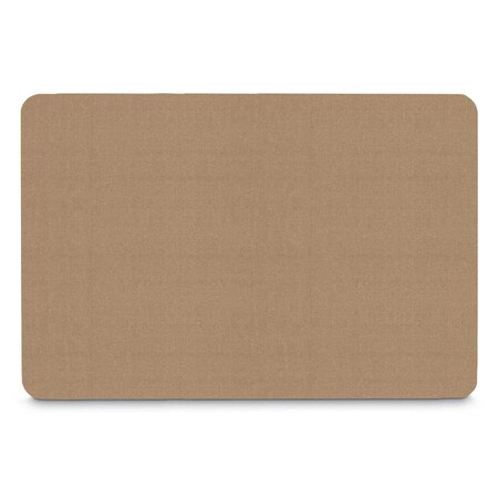 United Visual Products Corkboard, Fabric, 3 Door, Satin, 72 x 36" UV306-SATIN-CINNABA